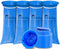 Emesis Bags, Disposable Vomit Bags for Travel Motion Sickness, 12 Pack Blue Nausea Bags