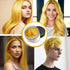 Temporary Hair Color Wax - 4.23 oz Instant Cream Pomade for Easy Cleaning, Party, Cosplay (1, Gold)