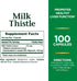 Nature's Bounty Milk Thistle Herbal Health Supplement | 175mg | 100 Softgels