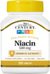 21st Century Niacin 500 mg Prolonged Release Tablets, 100 Count