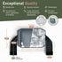 Large Reusable Ice Packs for Injuries with Velcro Straps - Soft Gel Hot and Cold Packs for Hip, Shoulder, Back Pain