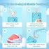Kids U Shaped Electric Toothbrush, Toddler Toothbrush with 2 Brush Heads & 6 Cleaning Modes (Pink)