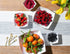 Posh Setting 4 Pack Small White Plastic Serving Bowls, Heavy Duty Disposable Candy Snack Buffet Salad Bowls