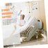 Happyyami Sturdy Aluminum Alloy Nursing Bed Guardrail Bracket Easy to Clean Fence Rack for Daily Use Compatible