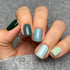 Vishine Gel Nail Polish Gift Set - Teal Blue Olive Green Soak Off UV LED Art Varnish for Home Salon