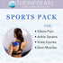 Reusable Hot Cold Pack with Strap, Sports Size Ice Pack with Gel Beads for Athletes, Flexible Compress