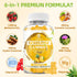 Berberine Gummies with Ceylon Cinnamon 1500mg - High Potency Immune & Metabolism Support, Sugar Free Pineapple Flavor -