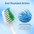 Replacement Toothbrush Heads for Waterpik Complete Care 5.0/9.0 (CC-01/WP-861), 10 Count, White, with Covers