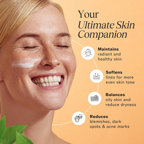 LilyAna Naturals Face and Neck Moisturizer - Cream for Dry Skin and Dark Spot Brightening, 1.7oz