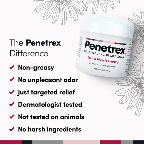 Penetrex Joint & Muscle Therapy, Soothing Comfort for Whole Body, 4oz Cream