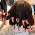 WILLBOND 60 Pcs Short Perm Rods with Elastic Rubber Band, Non Slip Plastic Cold Wave Kit for Women Hairdressing