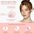 PLANTIFIQUE Rose Quartz Face Roller and Gua Sha Set - Certified Rose Quartz Roller and Gua Sha Set for Your Skincare