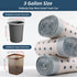 Sopoloray 300 Count 3 Bags,1Mil Accessories,12 Gallon Small Trash Drawstring Mini Garbage Bags,Plastic Trash Can Liners