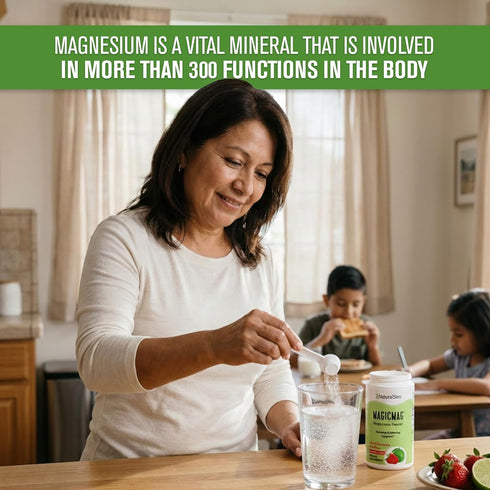 MagicMag 8oz NaturalSlim Magnesium Citrate Powder Drink for Relaxation, Stress, Constipation, Better Rest & Digestive
