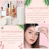 20 Pcs White Makeup Sponge with Acrylic Container, Round Powder Puff Cosmetic Blender for Wet and Dry Dual Use