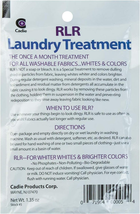 RLR Natural Laundry Detergent Powder - Non-toxic, Fragrance-Free Baby Cloth Diaper Detergent, Pack of 5