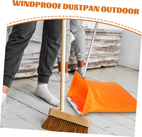 Heavy Duty Dust Pan for Home Tools, Long Handled Dustpans, Garden Dustpans, Sanitation Tool, Garbage Clamp