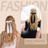 VOBOBE 4PCS Hair Bows for Women Girls, Black White Satin Tassel Bowknot Hair Clips Barrettes with Long Tail