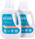 ECOS Laundry Detergent Liquid, 100 Loads - Hypoallergenic, Plant-Powered, Magnolia Lily, 50 Fl Oz (Pack of 2)