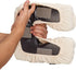 Master Massage Pack of 6 Flannel Face Cradle Covers, 100% Cotton, Off White