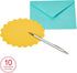 American Greetings Blank Cards with Envelopes, 40-Count, Bright Colors, Patterns and Shapes
