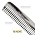 Kent 93T Mini Beard Comb for Men - Wide Tooth Mustache Comb and Beard Combs, Small Pocket Sized Travel Comb
