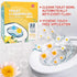 Simple Life Toilet Bowl Cleaner Gel | Fresh Flower Toilet Gel Stamp | Stops Limescale and Stains, 64 Stamps, Blue &