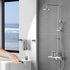 Clean Shower Head Metal Enema Shower Vaginal Irrigation System, Colon Aluminum Bathroom Cleaning System (Silver)