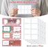 Zentiky Small Daily Pill Organizer with Labels, Medicine Pill Organizer Fit with Your Purse or Pocket for Travel