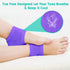 Selizo 6 Pairs Heel Moisturizing Socks, Open Toe Gel Repair Socks for Women, 6 Colors