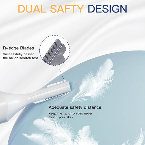 Nose Hair Trimmer for Women, Men, Electric Rechargeable Eyebrow Trimmer, Portable Waterproof Facial Hair Removal