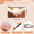 Reginary 20 Pieces Boho Cosmetic Bag for Women, Sunshine Ray Makeup Bags with Zipper