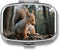 STVNKML Squirrel Pill Box Travel Pill Organizer 2 Compartment Weekly Pill Case with