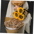 Ipetboom Packaging, 20 Vintage Newspaper Flower Wrapping Paper for Bouquet Sheets Kraft Paper with Sunflower Print