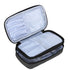 Teamoy Travel Makeup Brush Bag (up to 8.5") - Professional Cosmetic Organizer Case with Handle Strap, Black