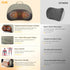 Shiatsu Back Massager with Heat, Neck Pillow for Pain Relief, Shoulder and Lumbar Support Cushion, Cervical Massage Pad