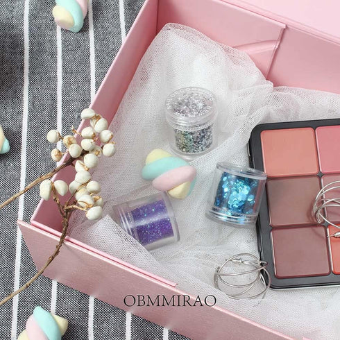 Upgrade 1PCS Pink Gift Box 9.5x7x4 Inches, Sturdy Foldable Magnetic Closure Storage Box for Gift Packaging