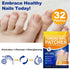 Weluno 32 8-Hour Nail Patches PCS, Toenail Treatment Extra Strength, Overnight Nail Fast Acting Repair Effortless