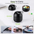 Zannaki Small Portable Single Pill Box Keychain - Metal Daily Travel Pill Organizer Case, Waterproof Pill Holder