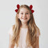 Whaline 4 Pairs Velvet Hair Bows and Barrettes in Mix Colors, 8 Non-Slip Bowknot Clips for Girls & Women