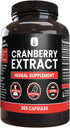 PURE ORIGINAL INGREDIENTS Cranberry Extract (365 Capsules) - No Fillers, Always Pure, Lab Verified