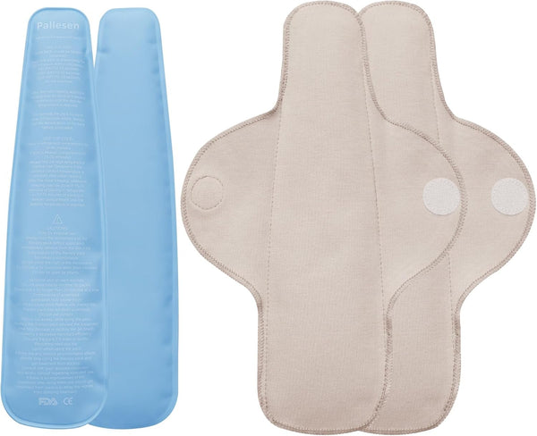 Reusable Perineal Ice Packs, Cooling Pad for Postpartum Relief, Cold and Hot Pack for Women After Birth (Blue)