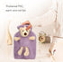 SASKATE 1000ml Hot Water Bottle with Cute Stuffed Animal Cover, Multifunctional Capacity Wide Mouth Warm Water Bag