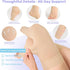 NOMIYEI 20-30 mmHg Thigh High Compression Stockings for Women, Open Toe with Stay-Up Dot-Top - Relief for Varicose