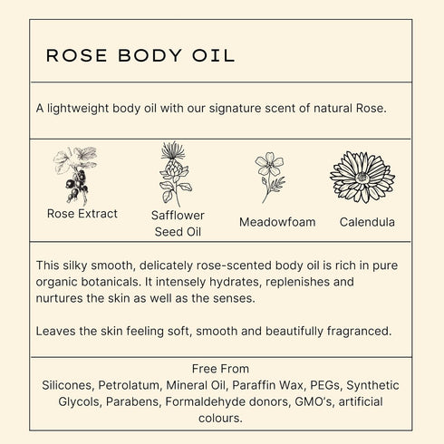 Jurlique Rose Body Oil, 3.4 fl oz (100 ml)