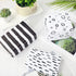 AnyDesign 12 Sheet Black White Wrapping Paper, 19.7 x 27.6 Inch Minimalist Gift Wrap Paper for Birthday Graduation