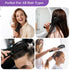 Hair Brush, Detangler Hair Brushes for Faster Blow Drying, Curved Vent Detangling Brush for All Hair Types (Black)