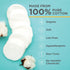 Organic Cotton Rounds, Compatible with Makeup Products, Eye Makeup Remover Pads, 300 Count - Noleo