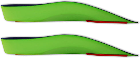 KidSole 3/4 Length Neon Shield Arch Support Insole - For Kids with Foot Pronation, Flat Feet, Big Kids Size US 4-7.5