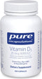 Pure Encapsulations Vitamin D3 25 mcg (1,000 IU) - 250 Capsules for Bone and Immune Health